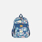 Little Kids Backpack Green Cat Print