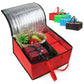 Waterproof Insulated Bag Cooler Folding Picnic Basket Ice Pack Drink Box Thermal Lunch Bag Portable Food Delivery Bag Pizza Bag