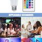 RGB Neon Light E27 Rainbow Lamp 220V LED Colorful Bulb With IR Remote Control 20W 25W Bombillas LED Christmas Holiday Decoration
