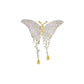 Süße Schmetterlingsdame Brosche Weihnachtsgeschenk Schmuck Luxus Zirkon Brosche Damen Mode Insekten Anhänger Brosche
