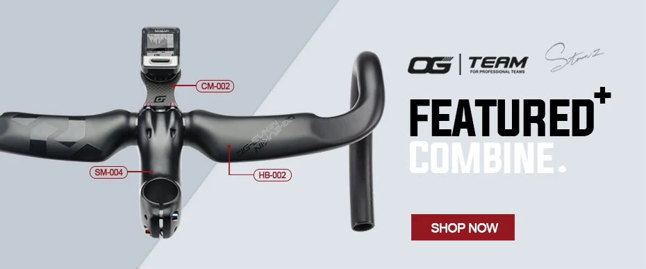 OG-EVKIN BS-004 T1000 Carbon MTB Bicycle Stem 6/17 Degree 31.8MM Carbon Road Bike Stem Positive and Negative Cycling Power Parts