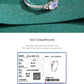 MODIAN 925 Sterling Silber Rosa Mondstein Eleganter Stapelbarer Fingerring Eternity Bands für Damen Weihnachtsgeschenke Feiner Schmuck
