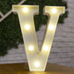 Letter Alphabet LED Lights Luminous Number Lamp Decor Battery Night Light for Home Wedding Birthday Christmas Party Decoration