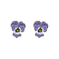 Mode Drop Glasur Blume Ohrringe Südkoreas Temperament Süße Elegante Gradient Ohrstecker Mädchen Schmuck Weihnachtsgeschenke