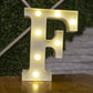 Letter Alphabet LED Lights Luminous Number Lamp Decor Battery Night Light for Home Wedding Birthday Christmas Party Decoration