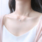 Kreative Inlay Zirkon Schneeflocke Halskette Ohrring Sets für Damen Mädchen Mode 925 Sterling Silber Geschenk Weihnachts Schmuckset