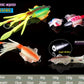 SUNMILE Angel-Gummiköder Tintenfisch 20g/60g/80g/100g/120g/150g Leuchtend/UV-Tintenfisch-Jig Angelköder für Meeresangeln Wobbler Köder