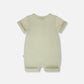 Cotton Rib Romper Sage Green