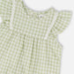 Romper Green Gingham