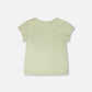 Organic Cotton Jersey T-Shirt Light Khaki Green