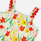 Viscose Top White Daffodil Print