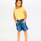 Blue Chambray Bermudas