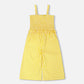 Capri Jumpsuit With Smocking Yellow Gingham
