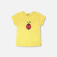 Organic Cotton Jersey T-Shirt Yellow