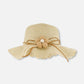 Flower Straw Hat Beige
