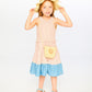 Flower Straw Hat Beige
