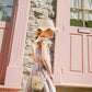 Flower Straw Hat Beige