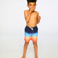 Swim Trunks Blue And Orange Gradient