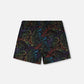Swim Trunks Black Dinosaur Print