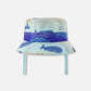 Recycled Polyester Beach Hat Blue Whale Print