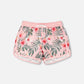 Swim Shorts Pink Hibiscus Print