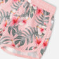 Swim Shorts Pink Hibiscus Print