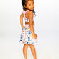 Beach Skirt Cover-Up Pink Printed Fruits