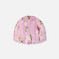 Swim Cap Purple Flower Print