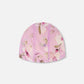 Swim Cap Purple Flower Print