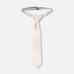 Neck Tie White And Sand Check