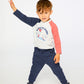 Jersey Long Sleeve T-Shirt Light Grey Mix