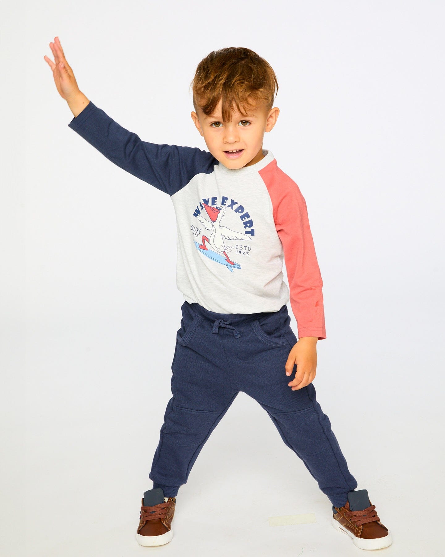Jersey Long Sleeve T-Shirt Light Grey Mix