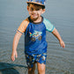 Cap Blue Truck Print