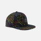 Cap Black Dinosaur Print
