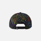 Cap Black Dinosaur Print