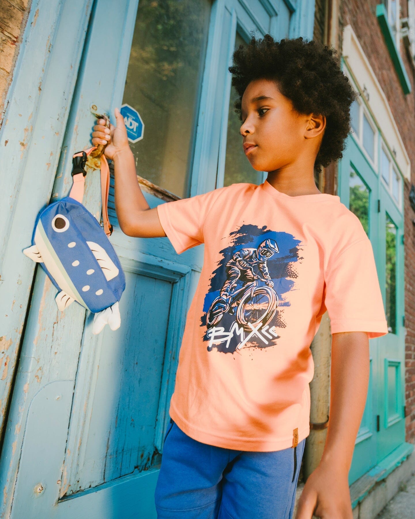 Fish Fanny Pack Royal Blue
