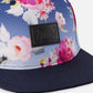 Cap Blue Rose Print