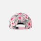 Cap Pink Hibiscus Print