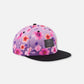 Cap Mauve Floral Gradient