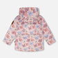Mid-Season Jacket Pink Printed Butterflies