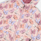 Mid-Season Jacket Pink Printed Butterflies