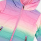 Quilted Mid-Season Jacket Multicolor Gradient