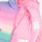 Quilted Mid-Season Jacket Multicolor Gradient