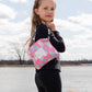 Packable Windbreaker In Polyester Pink Lollipop Print
