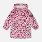 Pink raincoat with color-changing hearts