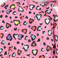 Pink raincoat with color-changing hearts