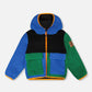 Sherpa Jacket Blue Colorblock