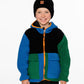 Sherpa Jacket Blue Colorblock