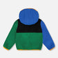 Sherpa Jacket Blue Colorblock