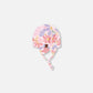 Baby Mid-Season One-Piece Outerwear With Hat Pink Flower Print